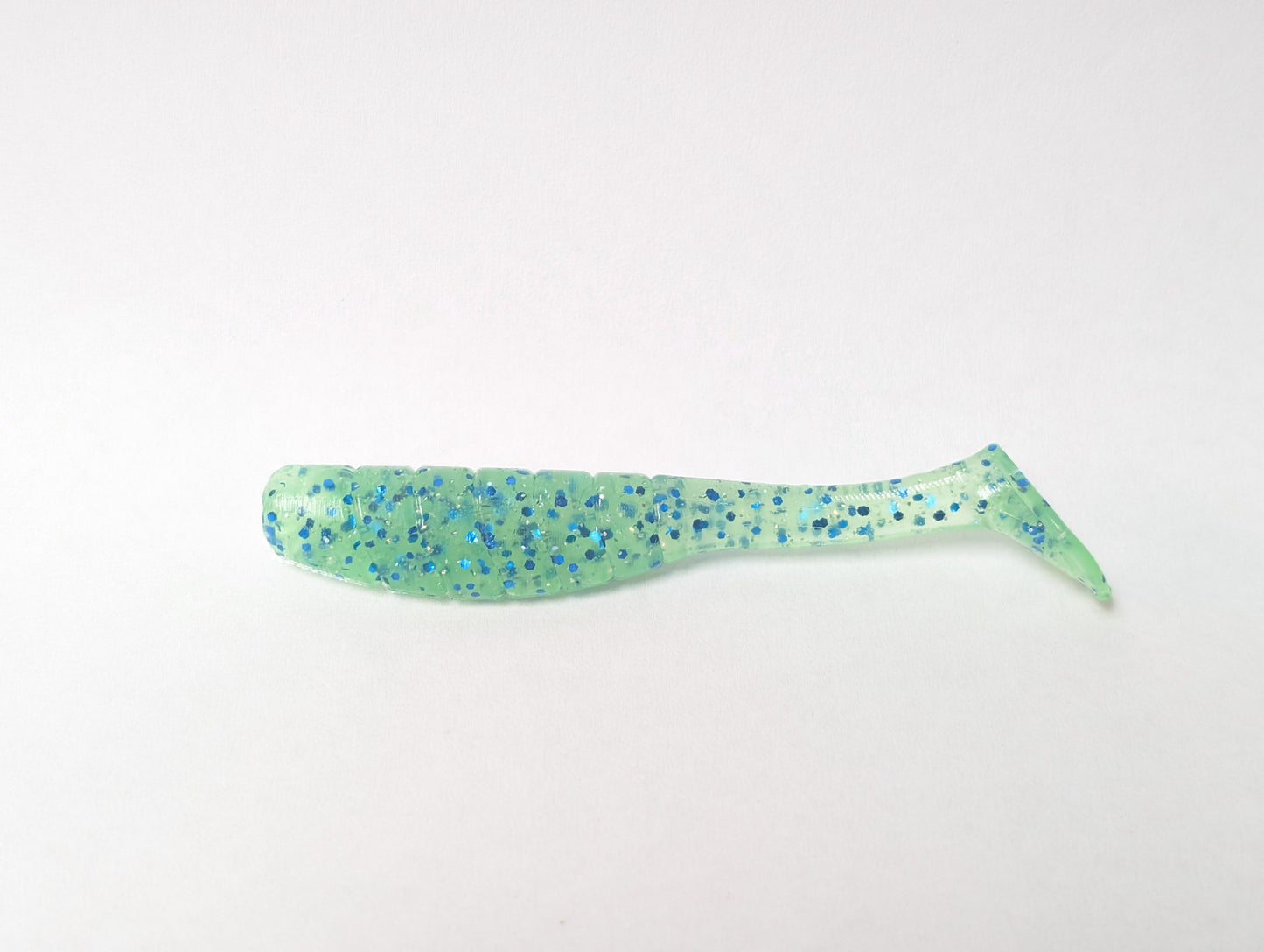 3.5" Mighty Mullet paddle tail 7-pack "Baja Blast"