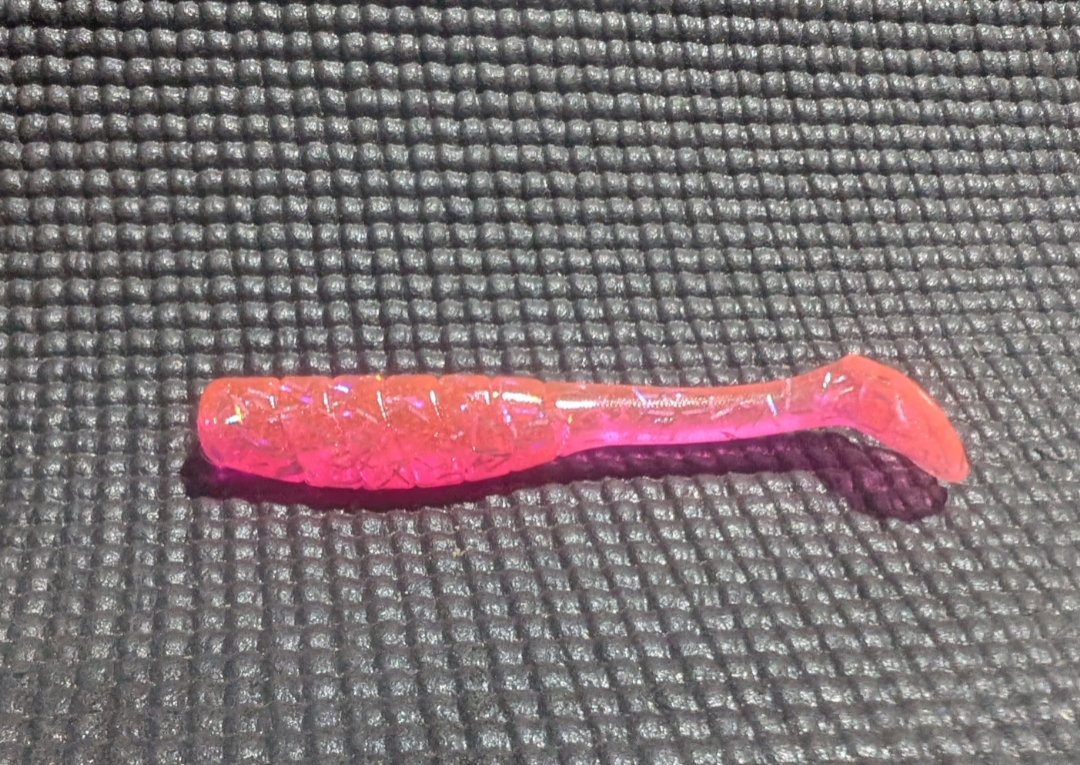3.5" Mighty Mullet paddle tail 6-pack "Pink Lady"