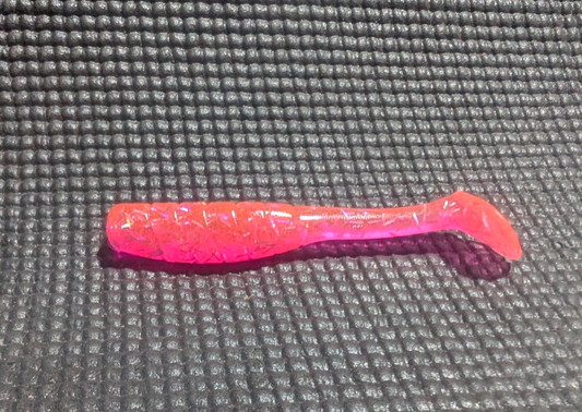 3.5" Mighty Mullet paddle tail 6-pack "Pink Lady"
