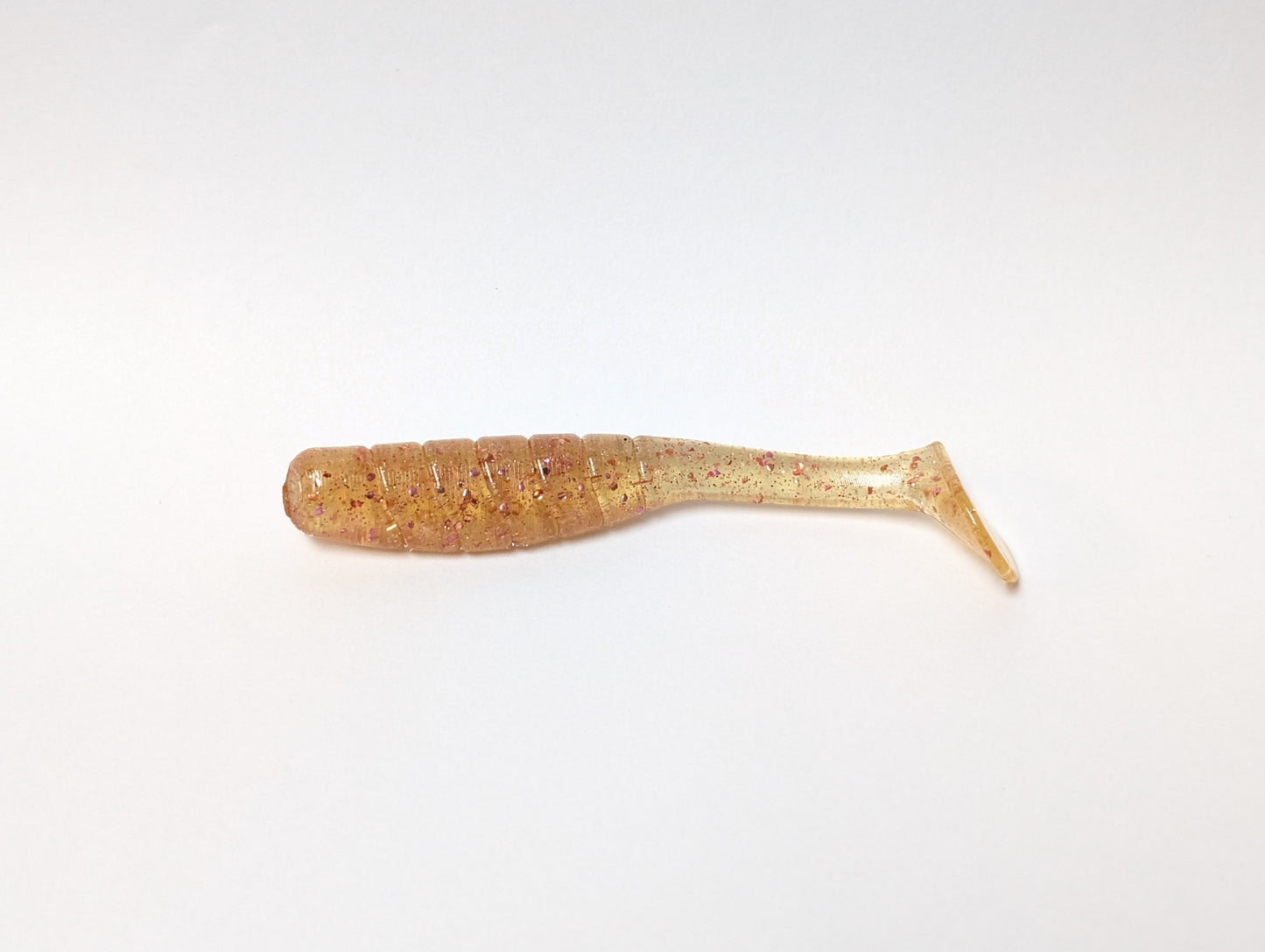 3.5" Mighty Mullet paddle tail 7-pack "Champagne Shad"