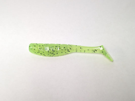 3.5" Mighty Mullet paddle tail 7-pack "Lemon Pepper"
