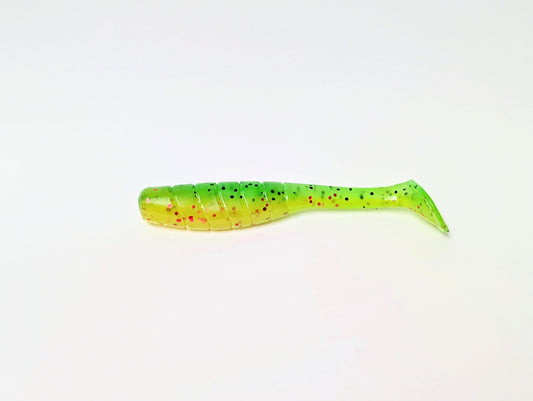 3.5" Mighty Mullet paddle tail 7-pack "Brussels Trout"
