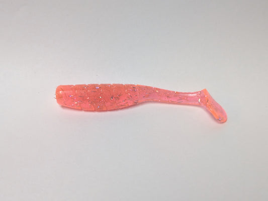 3.5" Mighty Mullet paddle tail 6-pack "Pink Lady"