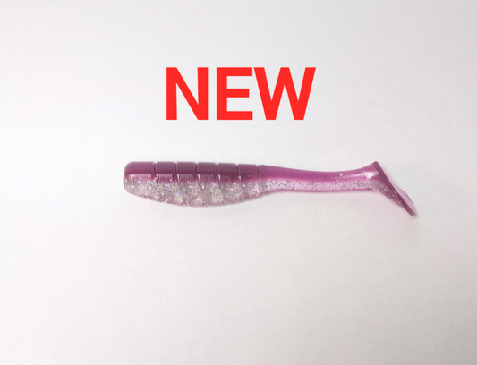 3.5" Mighty Mullet paddle tail 7-pack "Split Personality"